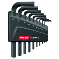 6-kant-Winkelschraubendreher-Satz phosphatiert, Anzahl Schraubendreher: 9