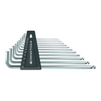 6-kant-Winkelschraubendreher-Satz zöllig, verchromt, Anzahl Schraubendreher: 12Z