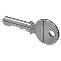 Hettich Clé principale pour Serrure à monnaie 70 Basic nickelé