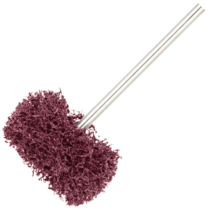 Non-woven mounted grinding wheels