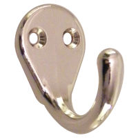 NICKAL Handtuchhaken 1-teilig vernickelt poliert