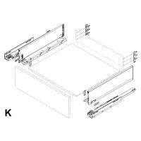 blum LEGRABOX pure set K silk white 40kg