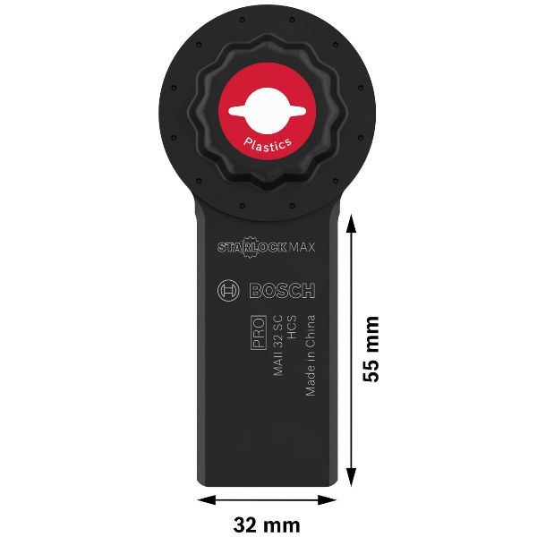 BOSCH PRO Lame plongeante MAII 32 SC, 32 x 55 mm, 10 pièces