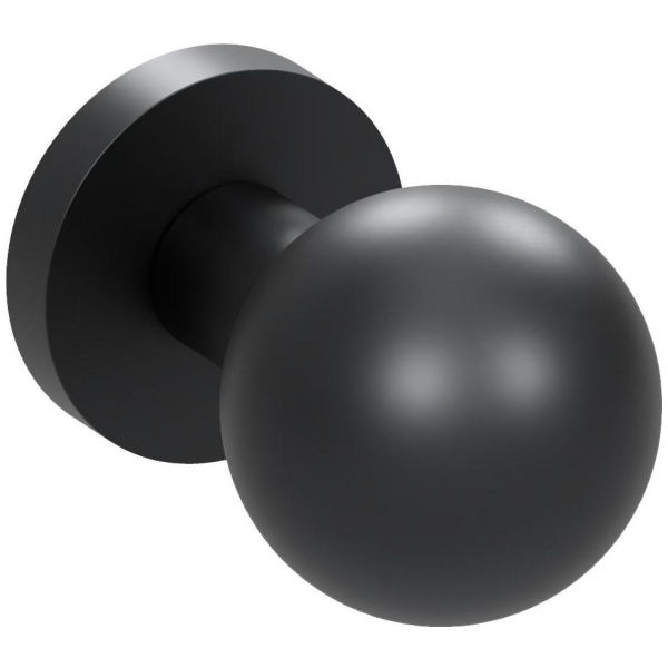 scoop Kugelknopf gerade mit Rosette rund schwarz