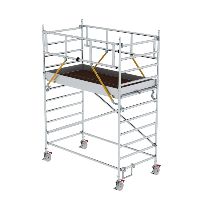 Gördülő állványzat SG 1,35 x 2,45 m dupla platformmal Platform magassága 2,51 m