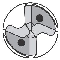 VHM fúró, hengeres szárral DIN 6535 HA 180° TiAlN