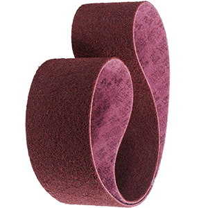 Fleece linishing belts