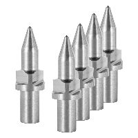 Ploché dlhé vrtáky na termálne vŕtanie (bez goliera) Inox