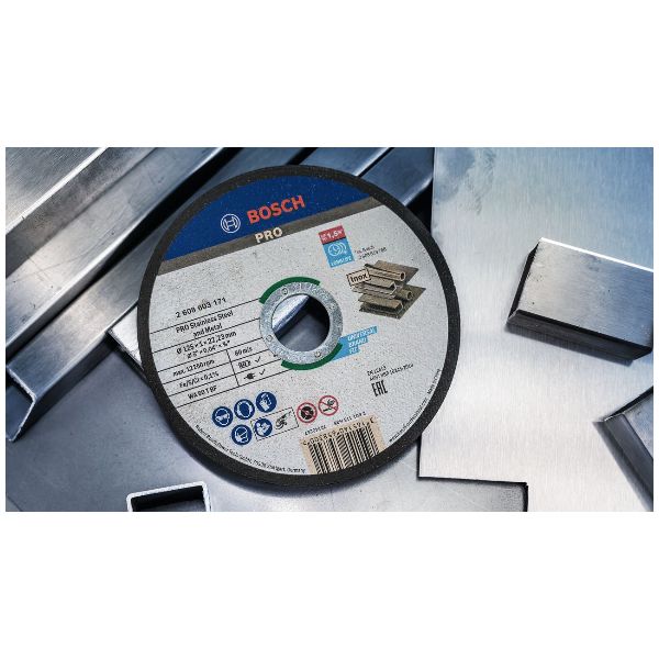 PRO Stahl u. INOX Trennscheibe 115x1x22.23&nbsp;mm gerade
