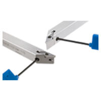 PVACR 12-2S Outils de verrouillage latéral pour plaquettes losangiques positives de 35° destinés aux machines automatiques suisses