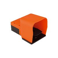 Válvula de pie de 5/2 vías monoestable, sin enclavamiento, con protección para los pies, G1/4