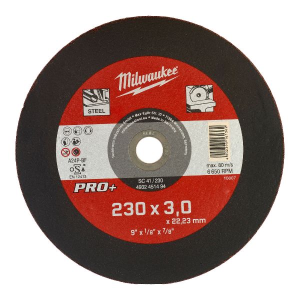MILW. disque coupe métal PRO+ SC41 230 mm