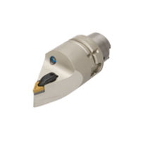 HSK A63WH DDNNN J15 Porte plaquettes de tournage R-Clamp avec attachement cône-face HSK accueillant des plaquettes négatives DNMG