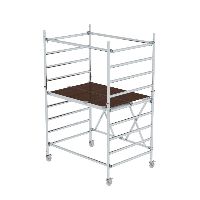 Összecsukható állványzat bővítő egységgel Platform magassága 1,54 m