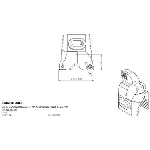 Wendeplattenhalter 90° ST5 / CC.. 12 04 ..