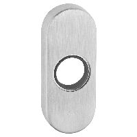 Glutz Drückerrosette 5618C Edelstahl matt 29x72x12mm