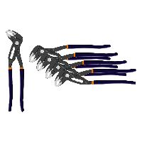 Výhodné balenie  5× inštalatérske kliešte s jemným nastavením zárezov, čierne