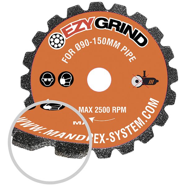 MANDREX Diamant-Rohrschneider EZY GRIND 90-150 mm
