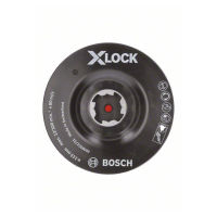 X-LOCK Plateau de support, 115 mm, auto-agrippante