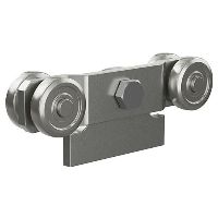 MEA Doppelrolle mit Anschweisspendel Stahl verzink