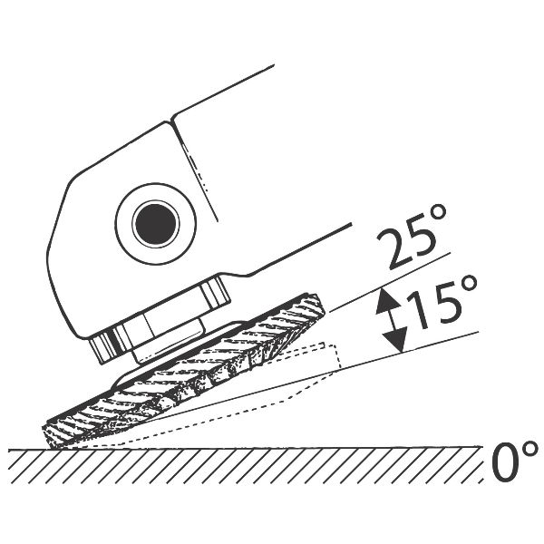 Legyezős csiszolótárcsa, (speciális ZA) üvegszálas tányér kúpos, ⌀ 115 mm, Szemcsézet: 80