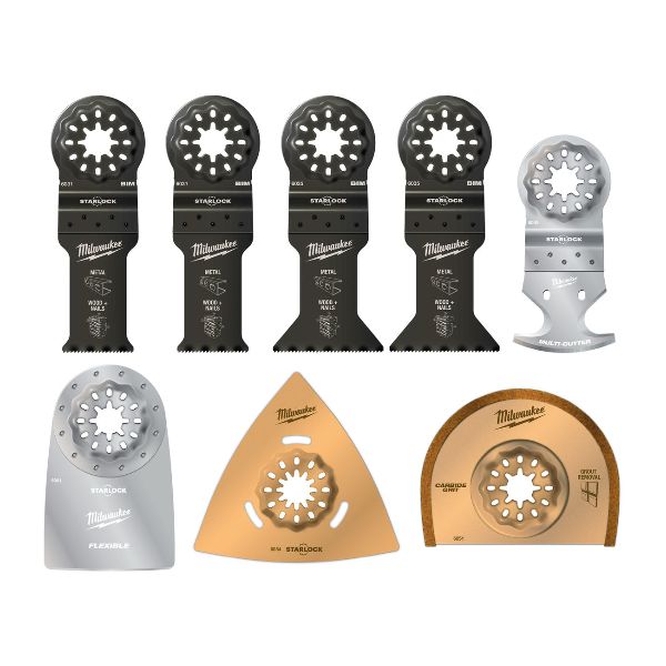 Set di accessori multitool STARLOCK (8 pezzi)