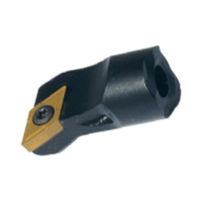 E-SDUCR 10-2 HEAD Auswechselbare Bohrstangen-Köpfe mit Schraubenklemmung für positive 55°-rhombische WSP mit 7° Freiwinkel.