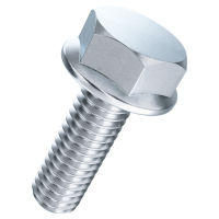 Viti a testa esagonale con flangia DIN EN 1665-8.8 zincato blu