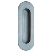 scoop Schiebtürmuschelgriff oval 41x120 mm Edelstahl matt