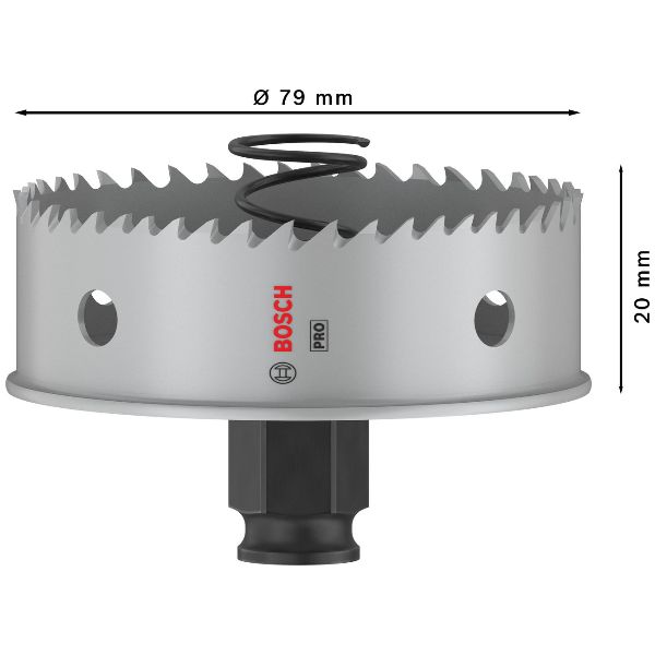 BOSCH PRO Sheet Metal PC Plus Lochsäge, 79&nbsp;mm