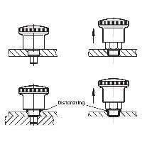 Rastbolzen Miniraster