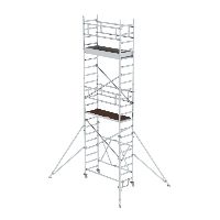 Összecsukható állványzat0,75 x 1,80 m állványállványokkal Platformmagasság 4,80 m