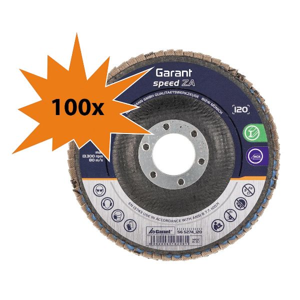 Vorteilspack Fächerschleifscheibe speed ZA flach