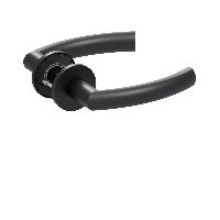 Qolibri Pullbloc® ultra Drückerpaar 1003 Rundrosetten Black satin