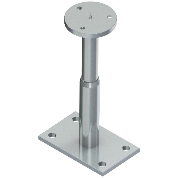 SHERPA Pfostenfuss 95 F Power Base XL Zink-Nickel 200-300