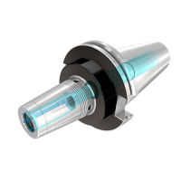 CAT50 SRKIN 3/4X4.000 CX Thermische Schrumpffutter mit Caterpillar Form AD Kegelschaft und Kühlmittelstrahlnuten entlang der Schaftbohrung. Geeignet für Vollhartmetall-, HSS- und Stahlwerkzeuge mit h6-Toleranz