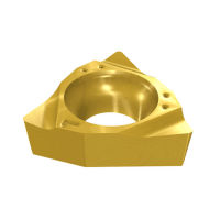 WBMT 060102L IC530N Positive Trigon-Wendeschneidplatte mit 5° Freiwinkel und geschliffenem Spanformer zum Schlichten