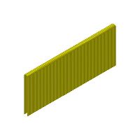 Agrafes zinguées resinées K-20