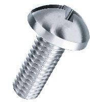 Pan-head screws KS H and slotted SN 213306-4.8 zinc-plated blue