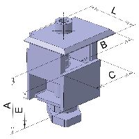 fischer Clips de fixation universel PMU al 57x44x46