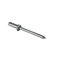 PolyGrip vakszegecs alumínium/niro lapos kerek fej 6,4 x 25, 250 db