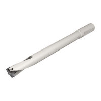 DCN 135-050-16N-8D-BD têtes de forage interchangeables avec foret renforcé et tige WN, plage de diamètres 8xD, pour l’industrie des poutres en acier.