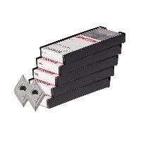 Płytka skrawająca DNMG do obróbki wykańczającej 50 szt., HBT020, Rozmiar: 110404