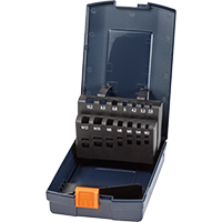 Tuščios dėžės ir dėžutės sriegių apdirbimo įrankiams