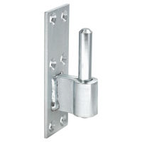 Screw-on bracket normal galvanized blue