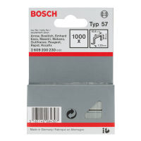Agrafe en fil plat type 57, 10,6 x 1,25 x 8 mm, paquet de 1000