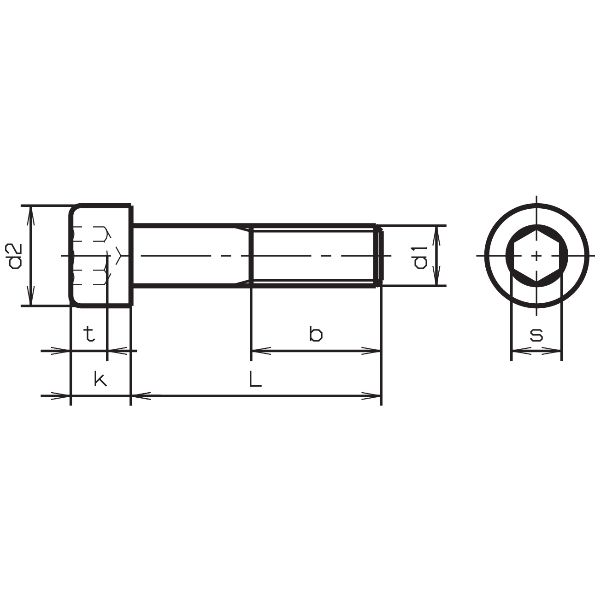 Cylinder screws hexagon socket ISO 4762-10.9 zinc plated blue M4x70 mm