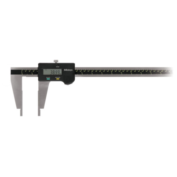 Calibro digitale in ABS, superfici di misura a becco, 0-450 mm, Digimatic