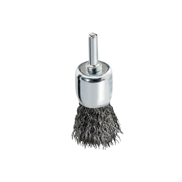 Brosse pinceau 25x0,3 mm/ 6 mm, acier ondulé
