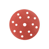 50 feuilles abrasives auto-agrippantes 150 mm, P180, B + M, « multi-hole »